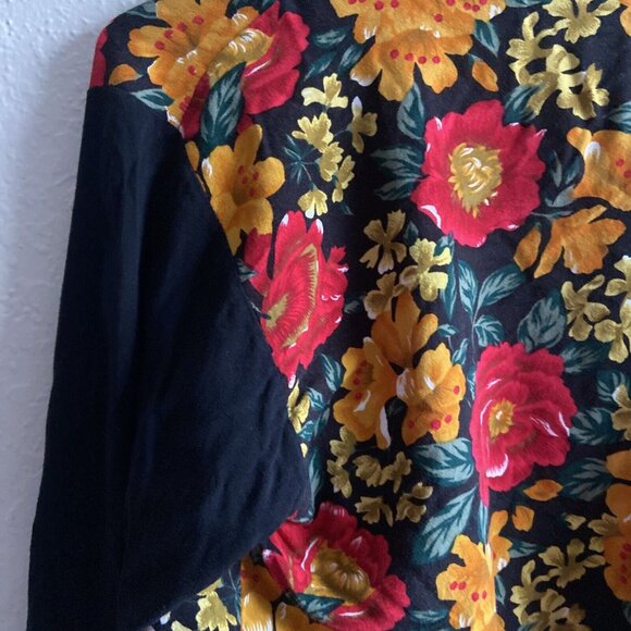 Gitano vtg size Medium floral button up blouse women’s Long sleeve - Picture 9 of 10